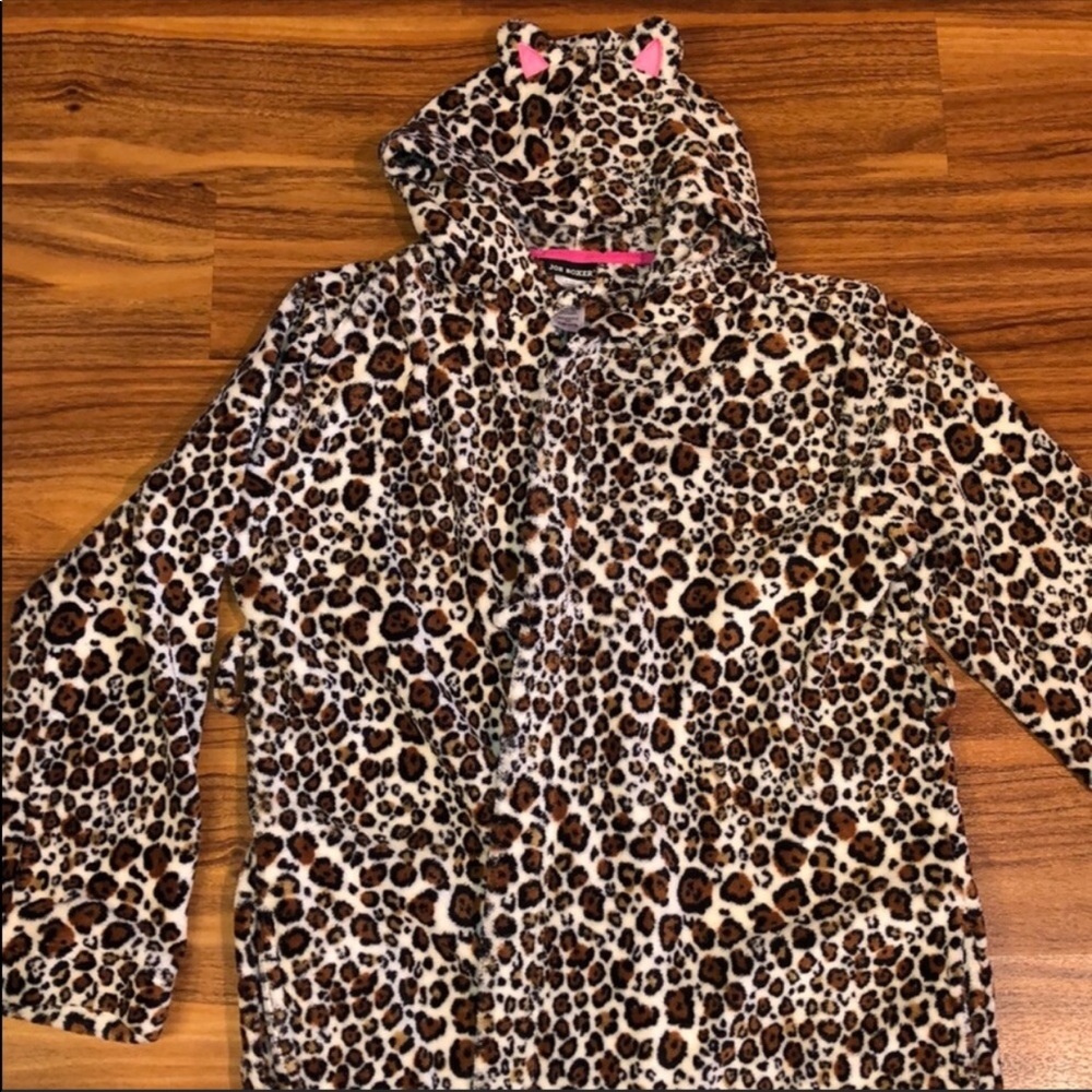 Joe Boxer cheetah printed robe